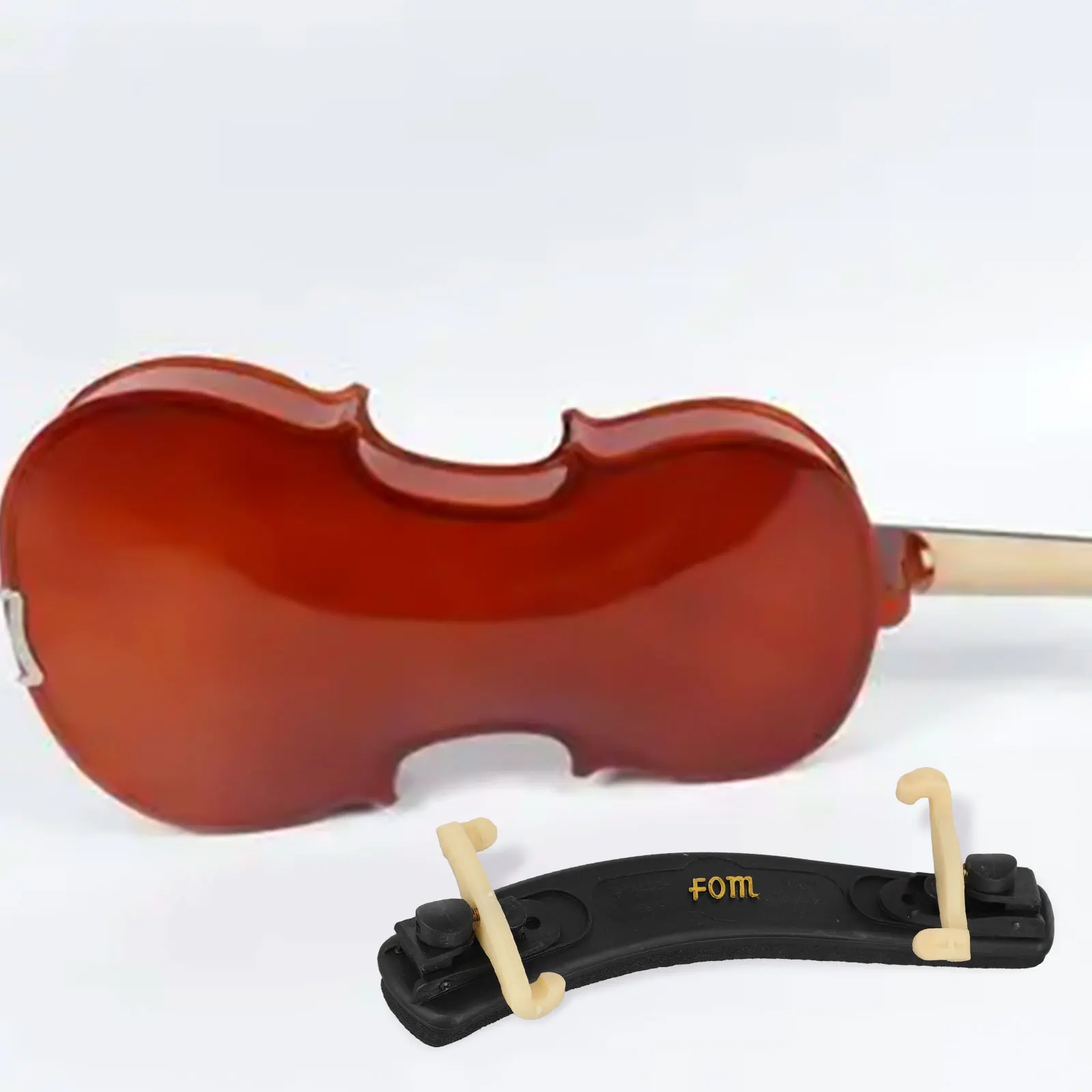 Violin Shoulder Rest with Adjustable Soft Foam Padding for 18 14 34 44 Violins Rubber Feet to Keep Violin Scratch