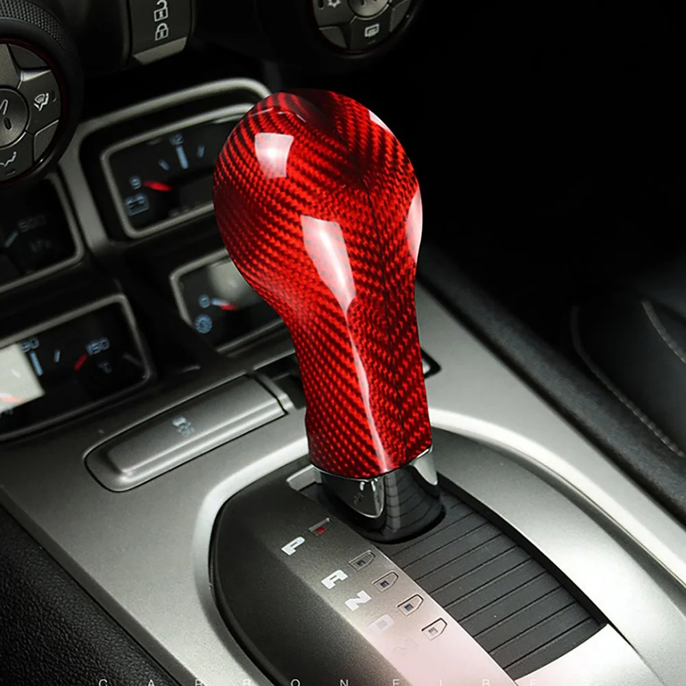 Carbon Fiber Shiftknob Cover for 2010 2011 2012 2013 2014 2015