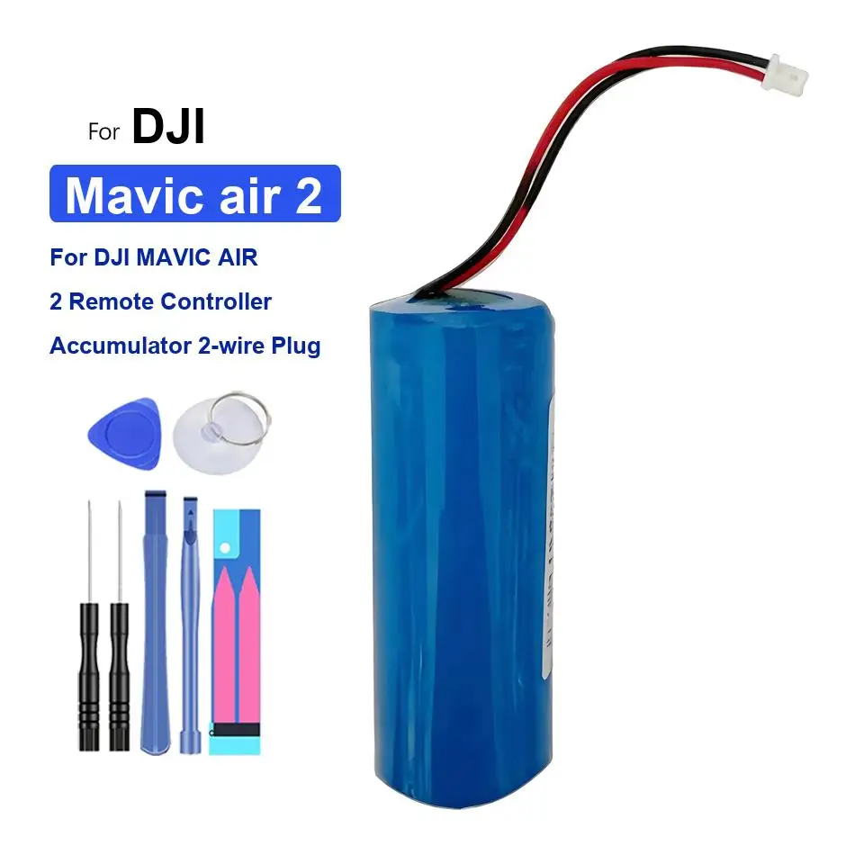 

Long-Lasting For Dji Mavic Air 2 Remote Controller Accumulator 2-Wire Plug 2600mAh Drone Battery High-Capacity