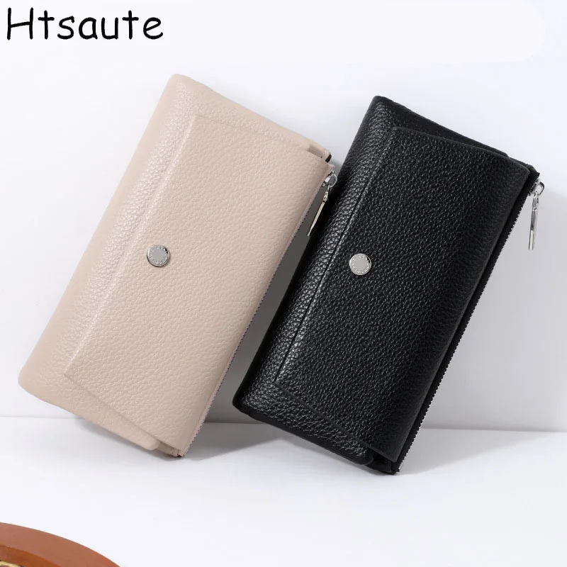 Women Long Wallet Brand Design Purse Fashion Simple Large Capacity Bags Luxury Temperament Vintage Classic Wallet