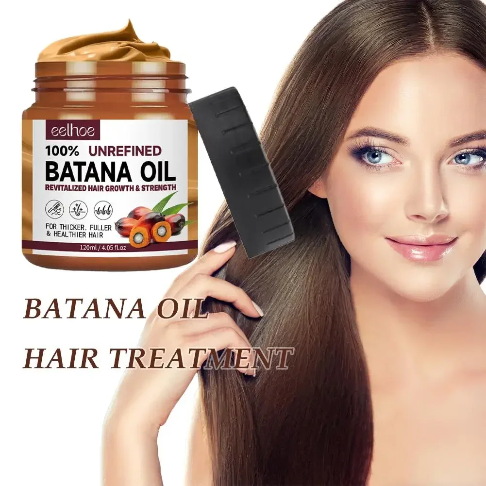 Maschera per capelli organica pura al 100% olio di Batana olio per la crescita dei capelli trattamento naturale nutrire ridurre la caduta dei capelli prodotti per capelli Anti-rottura