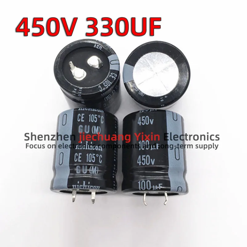 450V 330UF electrolytic capacitor 450V 330UF Welding machine capacitance new original 30X35/40/45/50mm 35X35/40/45/50mm