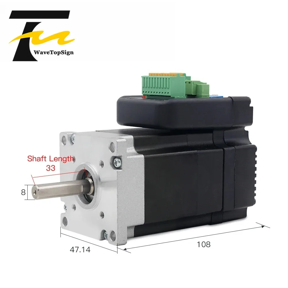 JMC 2Phase Nema23 100W 0.29N.m 3000rpm Integrated Servo Motor Driver 36VDC iHSV57-30-10-36 for CNC Engraving Machine