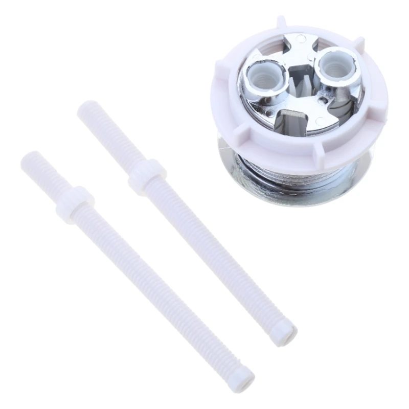 652F Adjustable Toilet Double Push Flushing Button Round Toilet Push Button Toilet Water Tank Button Toilet Accessories