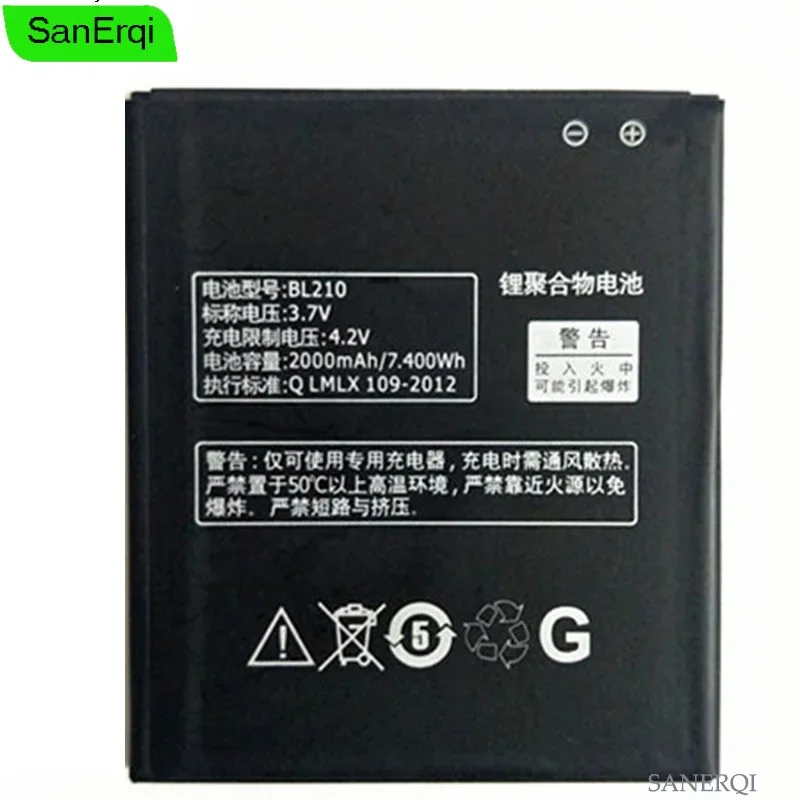 

BL210 для Lenovo A536 A606 S820 S820E A750E A770E A656 A766 A658T S650 телефона сменный аккумулятор