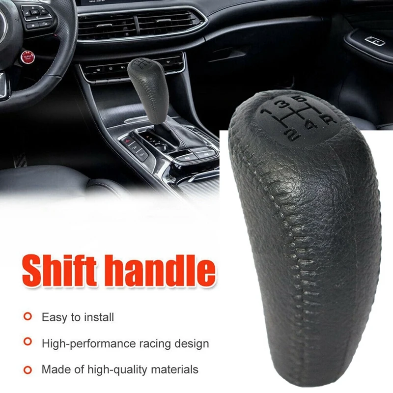 3X Car Leather Speed Gear Shift Knob For Honda Acura 94-01 54102-ST7-003ZA Balck