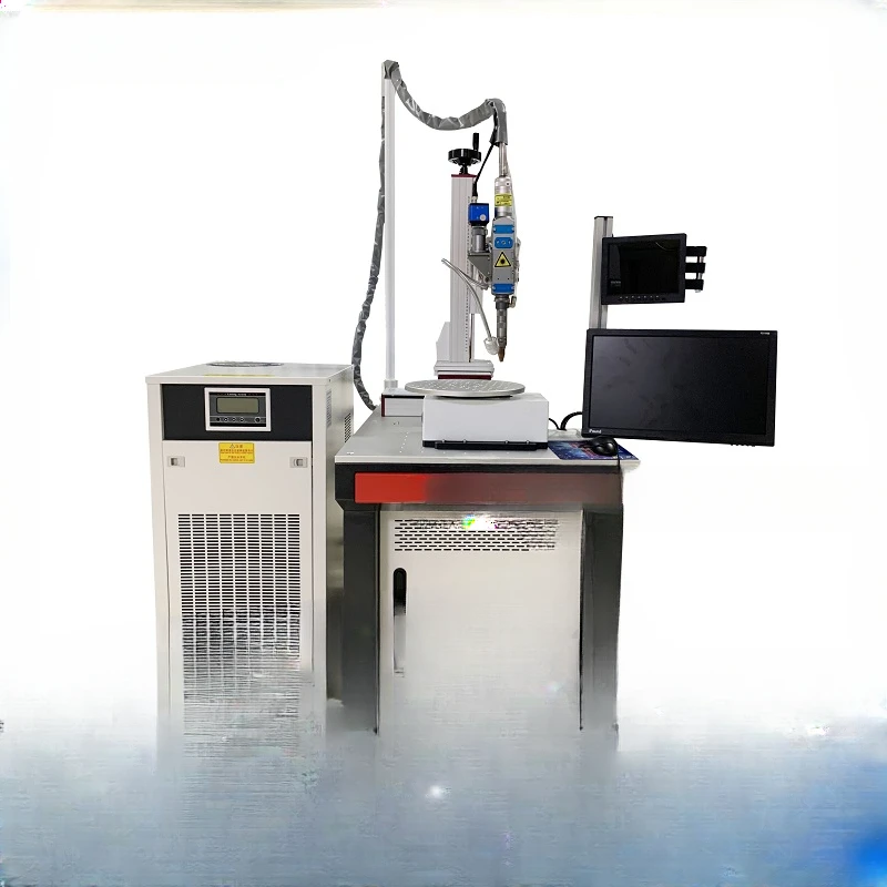 Fiber optic automatic laser welding machine, high-power worktable type small four axis five axis laser welding