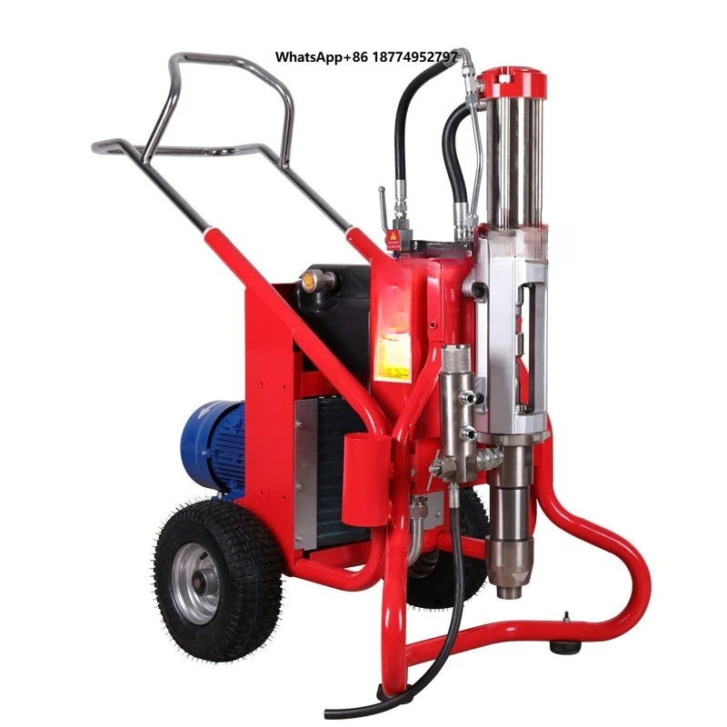 AH90 14HP 380V 7.5KW Waterproof Hydraulic Industrial Grade CE Certified 6 Guns Heavy Duty Airless Sprayer Spray