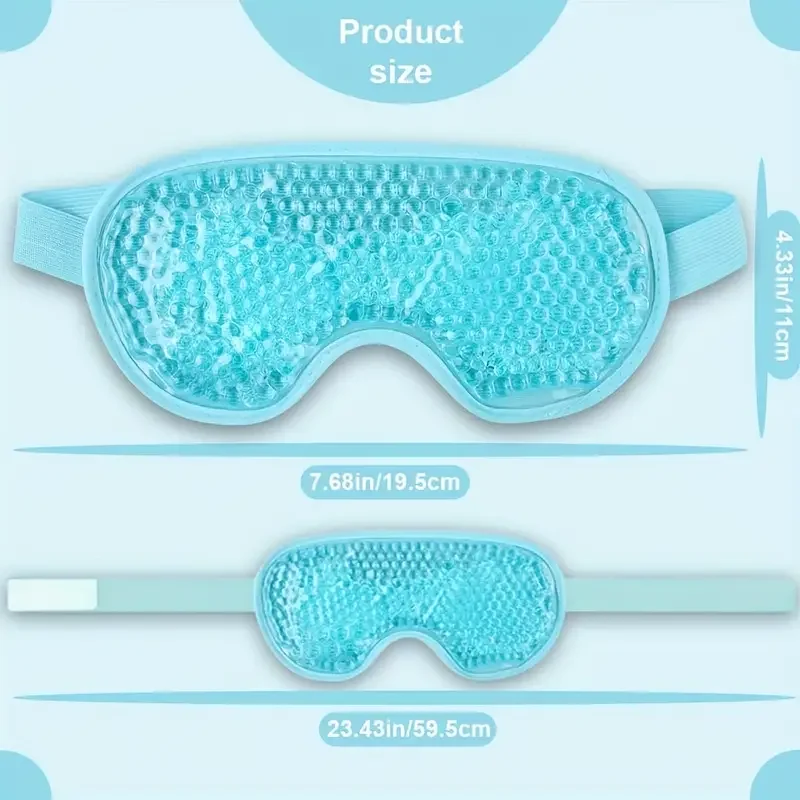 GEL Eye Mask ลูกปัดแบบใช้ซ้ําได้สําหรับ Hot & Cold Therapy Soothing Relaxing Beauty GEL Eye Mask Sleeping ICE Goggles Sleeping Mask