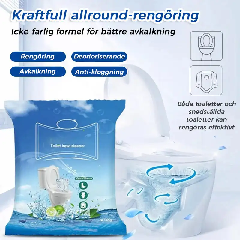 25g Powerful Yellowing and Scale Remover Toilet Bowl Cleaner Dropshipping