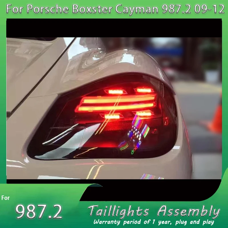 

Car LED Taillight for Boxster 2009 2010-2012 987.2 Model Taillights Rear Lamp Rear Light Back Light Plug & Play Accessories