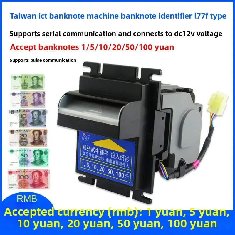 Original ICT Taiwan Bill Validator L77F Coin Changer Self Service Payment Machine Coin Operated Games