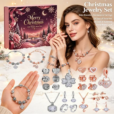 Christmas Advent Calendar, 24-Day Countdown Calendar, Party Favors, Perfect Christmas Gift, Holiday Gift for Women