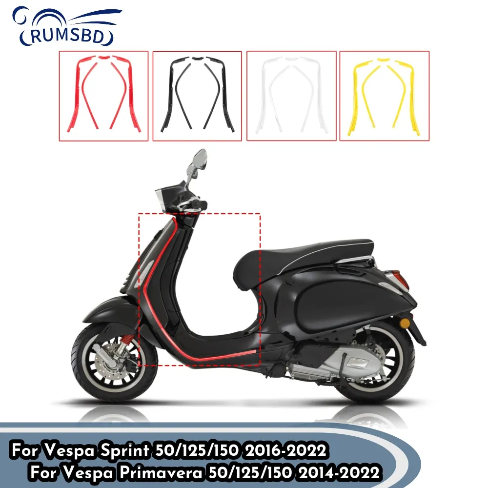 

For Vespa Sprint Primavera 50 125 150 2014-2022 2016 2017 2018 Motorcycle Body Frame Side Trim Cover Side Panel Fairing Cowl