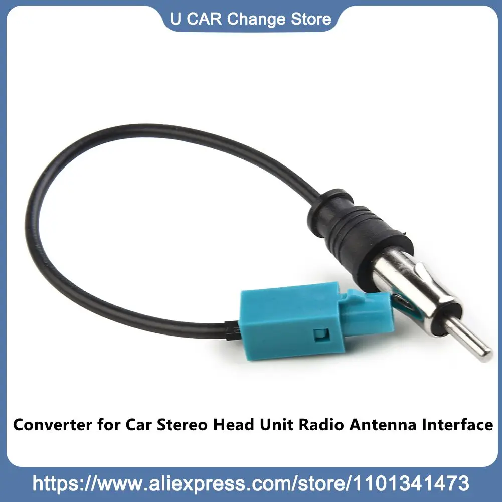 Adaptadores de antena de rádio estéreo fm am para carro, cabos para fakra-z fêmea para din fêmea z macho para din macho adaptadores 15cm