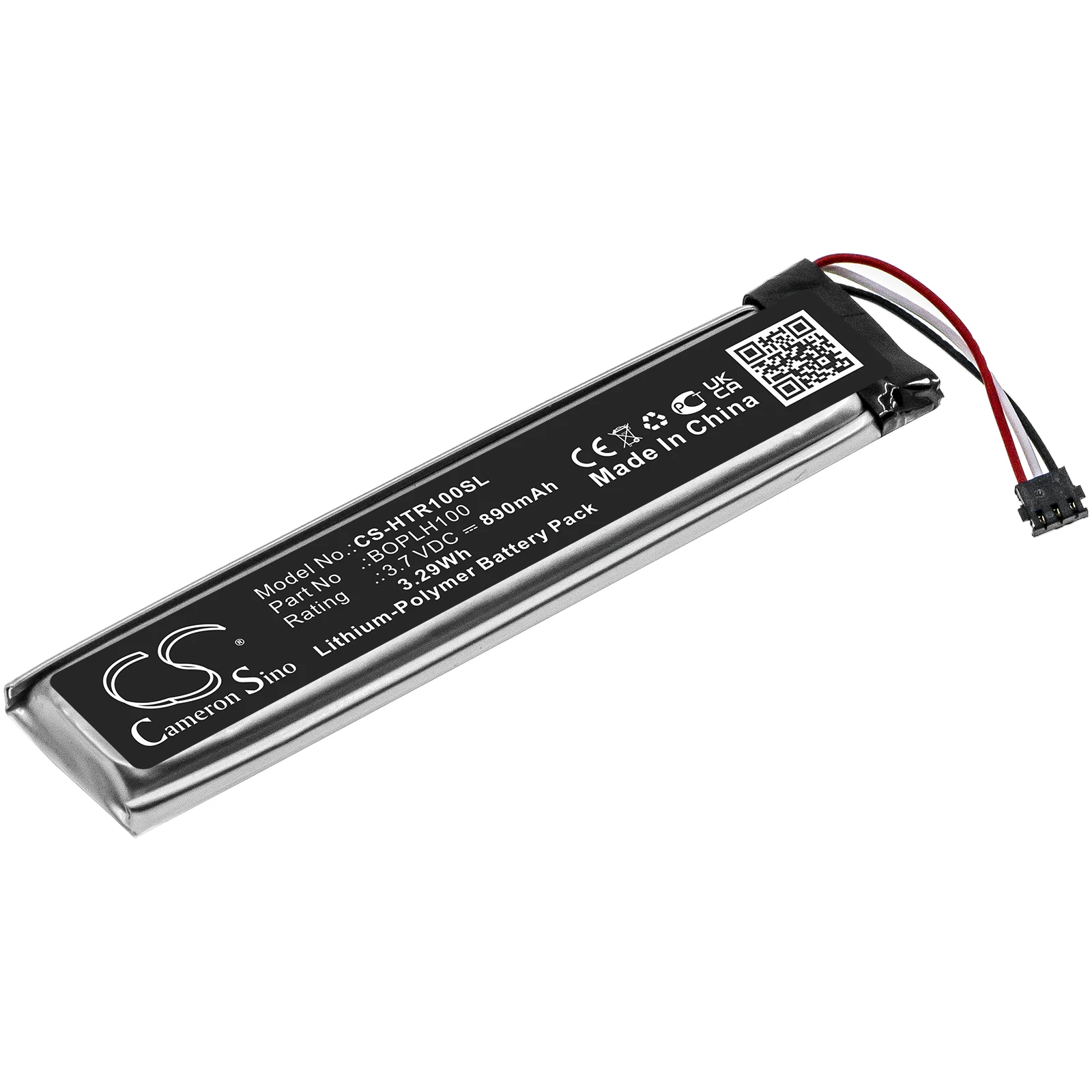 

Li-Polymer VR Battery for HTC, 3.7V, 890mAh, Compatible Models: Vive Controller, Vive Controller VR