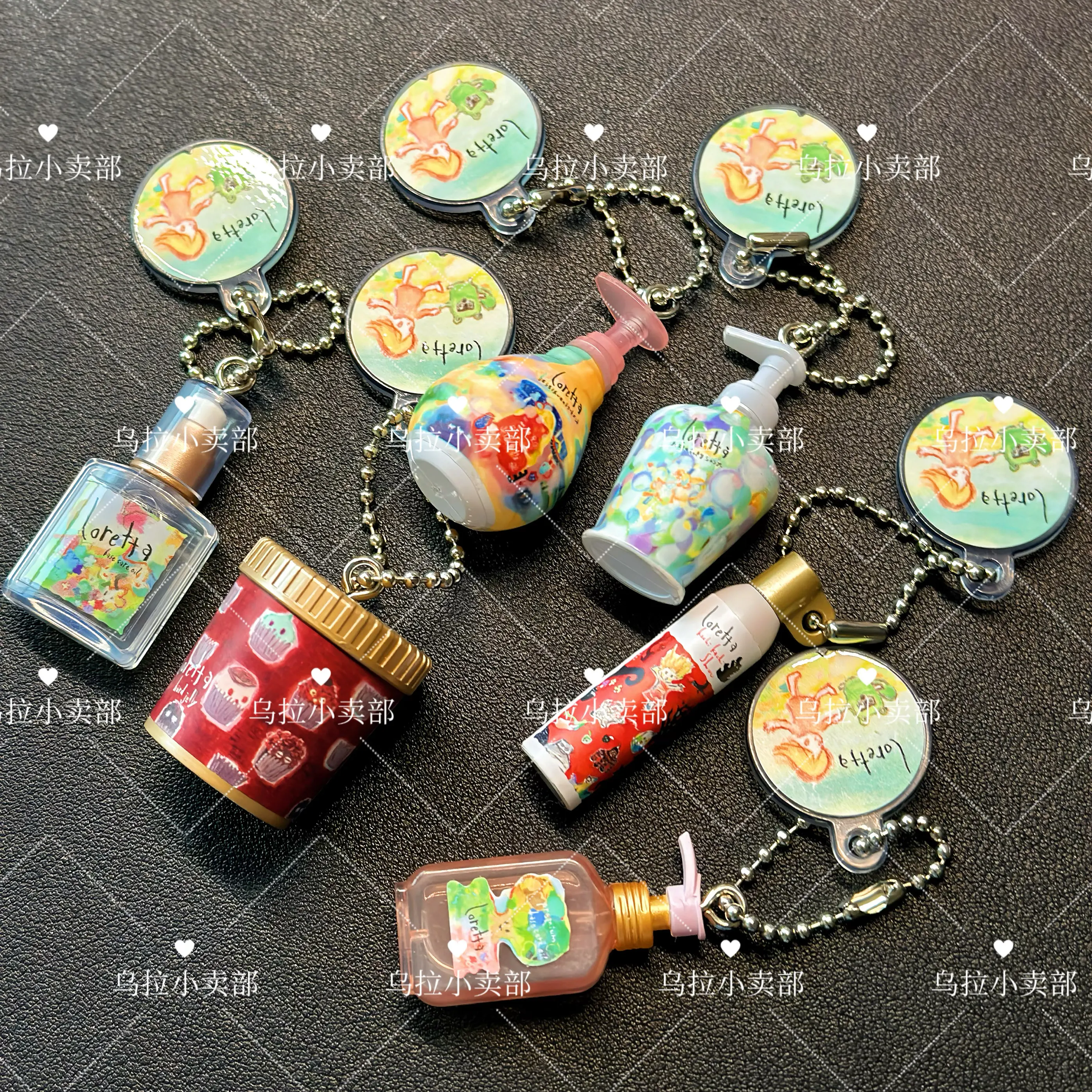 

In Stock Official Bandai Gashapon Loose Parts - Loretta Series 2 Miniature Hair Care Keychain