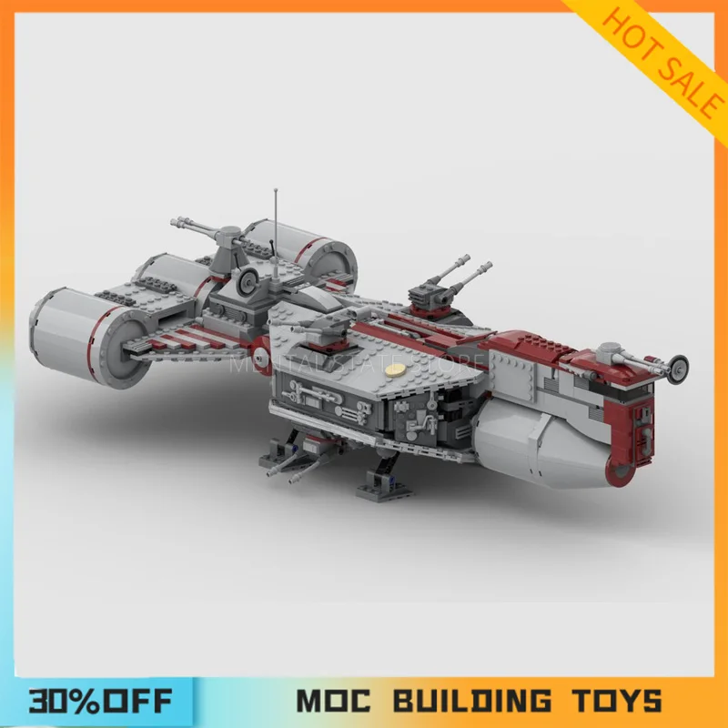 1756PCS Customized MOC Interstellar frigate Building Blocks Technology Bricks DIY Creative Assembly Education Toys Holiday Gifts