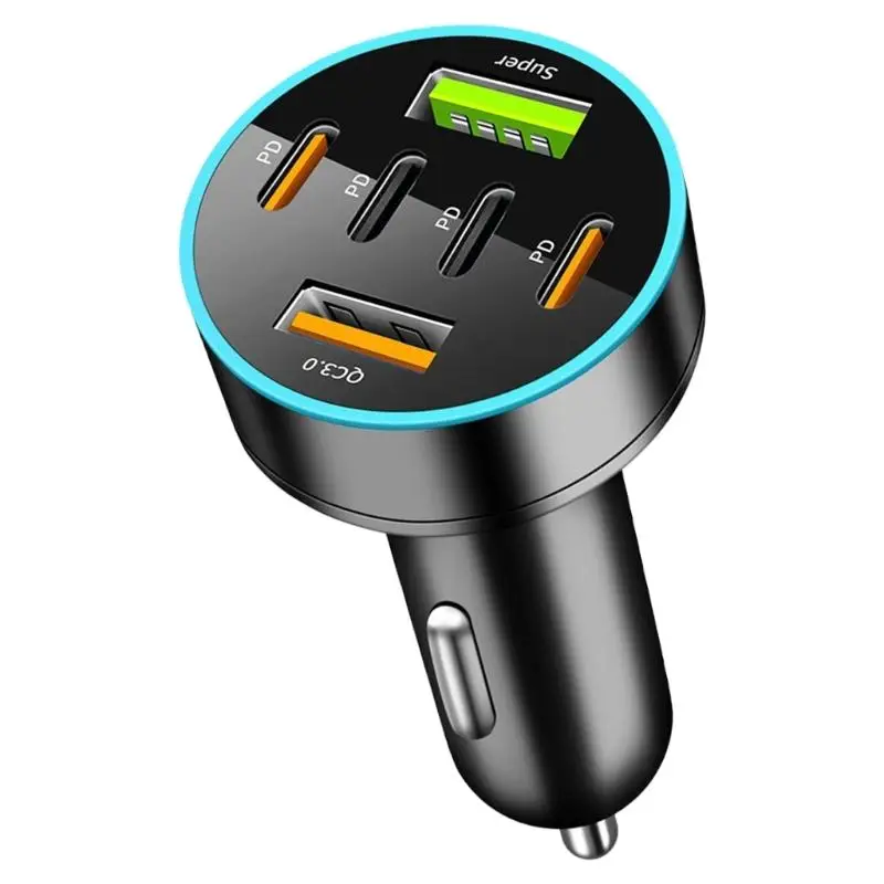 豊富なインターフェース 12V-24V 車 トラック オートバイ用高速車充電アダプター