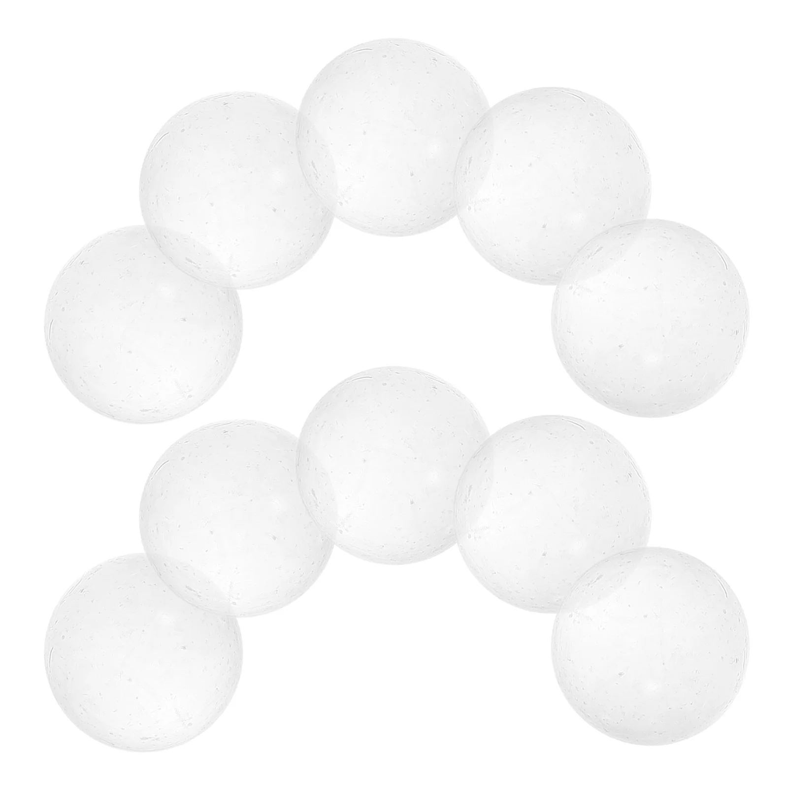 30 pçs mármores de vidro contas redondas claras para damas chinesas acessórios do jogo bolas decorativas em massa diy artesanato tanque de peixes casa