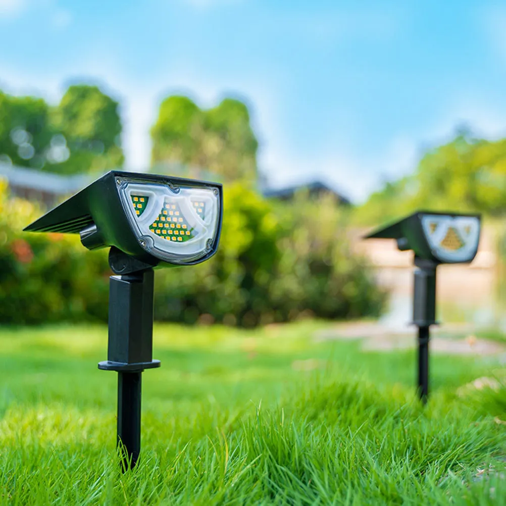 1Pcs Solar Lawn Lamp Outdoor LED Solar Spotlight Waterproof Projection Light Garden Yard Ground Lamp
