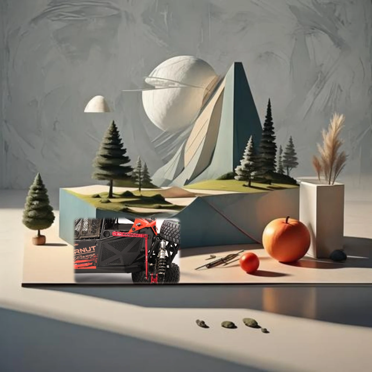 

GPM 7075 Alloy Rear Anti Swing Rod & Stabilizer Bar LOSI 1/6 8IGHT-X Lasernut