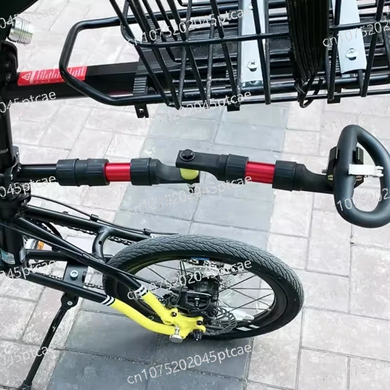 Connecting Rod Multi-function Bicycle Modification Parts Accessories Bicycle Stroller Pole Aluminium Alloy Clamp Head Outdoor