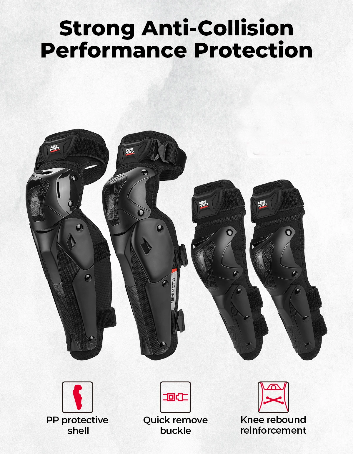 Elbow Knee Pads 4pcs Protective Gear Set Motorcycle Cycling Skateboard Outdoor Sports Anti-fall Safety Protection Equipment