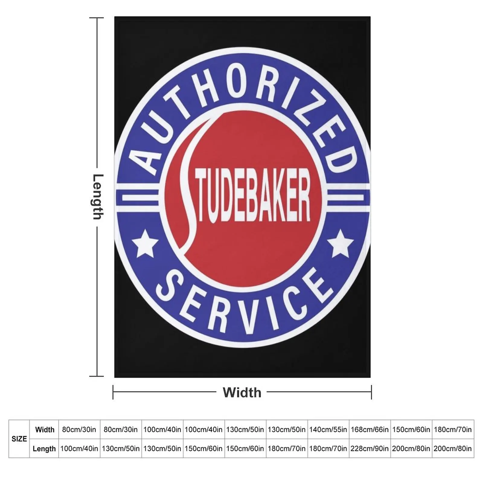 Studebaker Service Throw Blanket Soft Nap Thermal Picnic Blankets