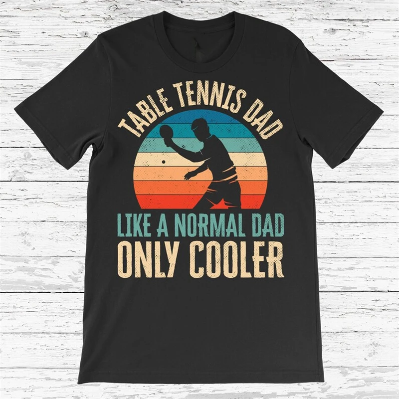 2026 New Men Table Tennis Hobby T-shirt Funny Personality 3D Print Ping Pong Sport Short Sleeve Streetwear Tee Tops