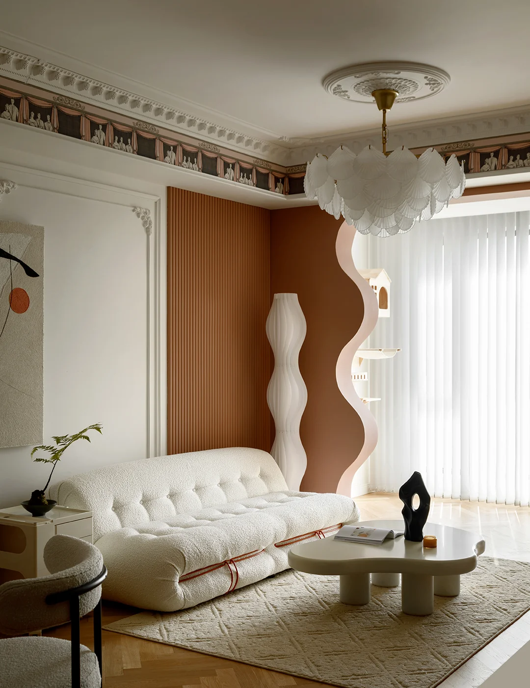 Sanhai Дизайн интерьера во французском стиле 3D Максимальная рендеринка Строительный рисунок Макет дома Консультационный дизайнер Идея Чертеж дома