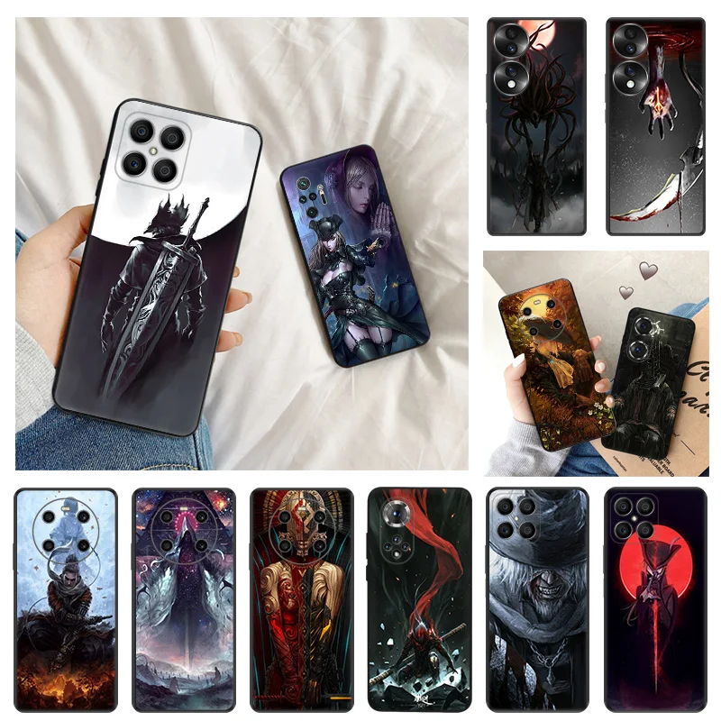 Ultra Thin Silicone Soft Phone Case For Honor X8 X7 X9 b X6 4G 70 90 Magic5 Pro 8x Pixel 8 7 6 a Bloodborne Game Matte Cover