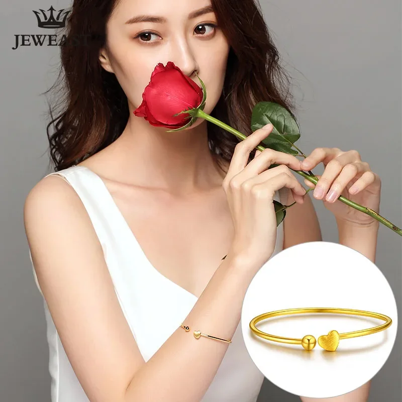 

DCZB 24K Pure Gold Bracelet Real 999 Solid Gold Bangle Elasticity Woman Fashion Trendy Classic Fine Jewelry Hot Sell New 2025