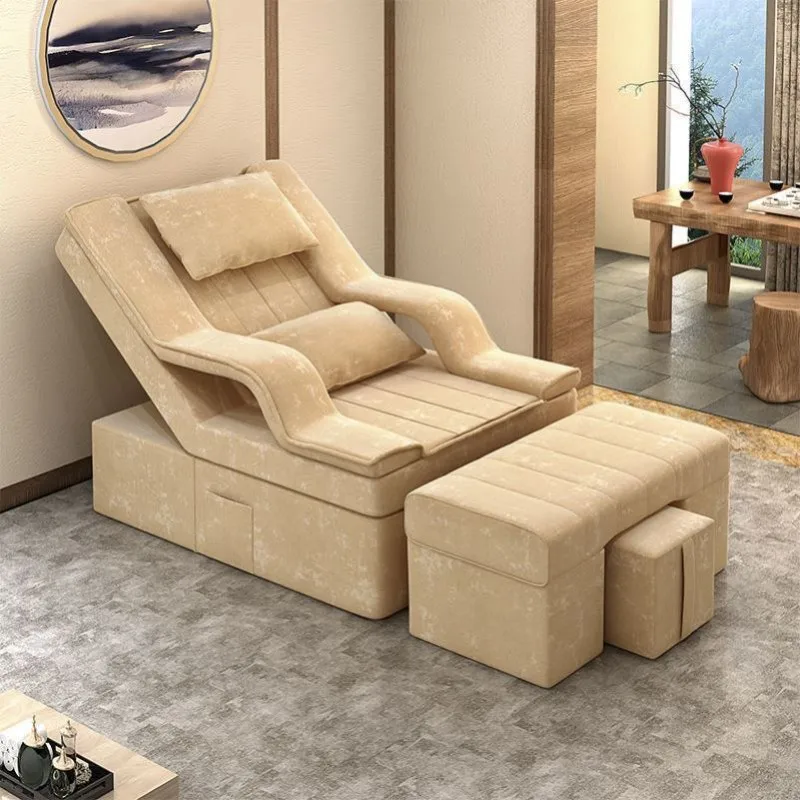 Physiotherapy Portable Pedicure Chair Face Home Move Knead Pedicure Chair Ear Cleaning Latex Sillon De Pedicura Furniture ZT50PC