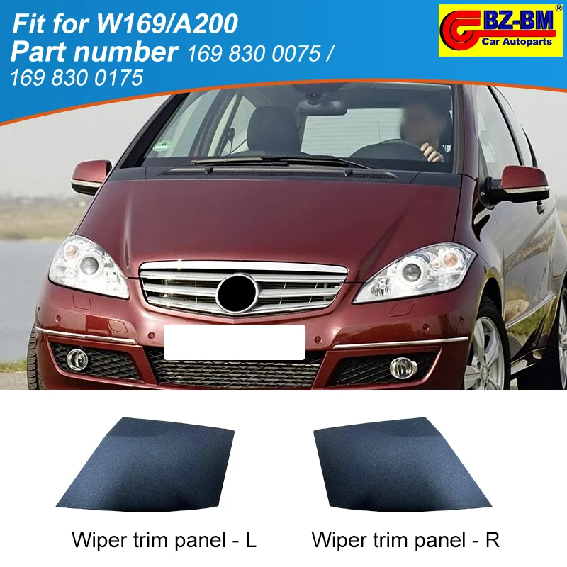 Auto Wiper Board Sharp Corners for Mercedes Benz W169/A200 Left Right Car Cover 1698300075 1698300175 A1698300075 A1698300175