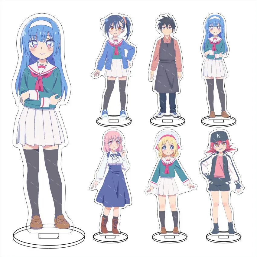 

Anime Game Center Shoujo To Ibunka Kouryuu Acrylic Kaga Karin Stand Figure Display Cosplay Cartoon Desktop Model Plate Xmas Gift