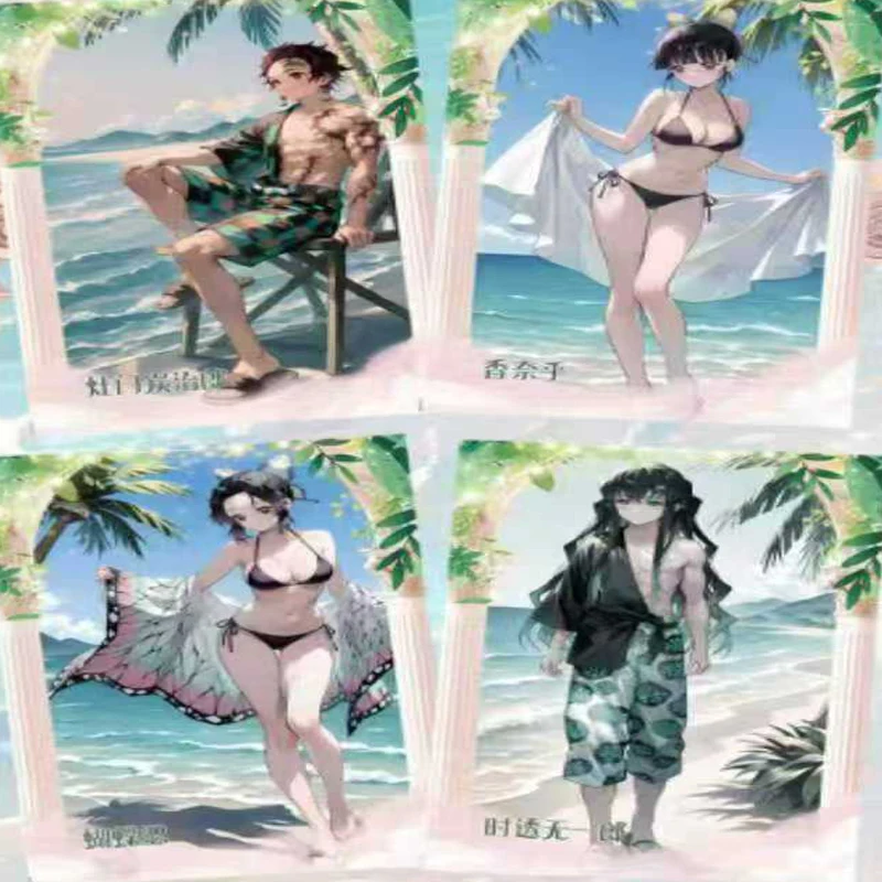 Demon Slayer Acrylic Art Board Set Cards Booster Box Limited Edition SP UR Rare Character Collectible Set For Fans