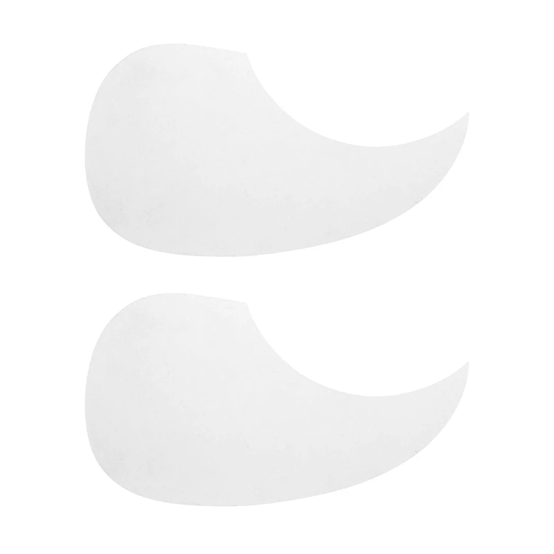 2X Transparent Acoustic Guitar Pickguard Droplets Self-Adhesive 41Inch Pick Guard Pvc Protects Your Guitar (Water Drop)