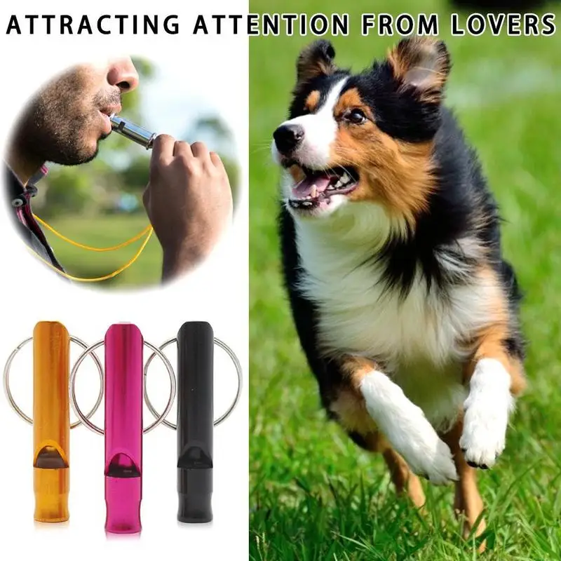 Dog Whistle To Stop Barking Barking Control Ultrasonic Patrol Sound Repe-llent Repeller Pet Training Anti Lose Random Color