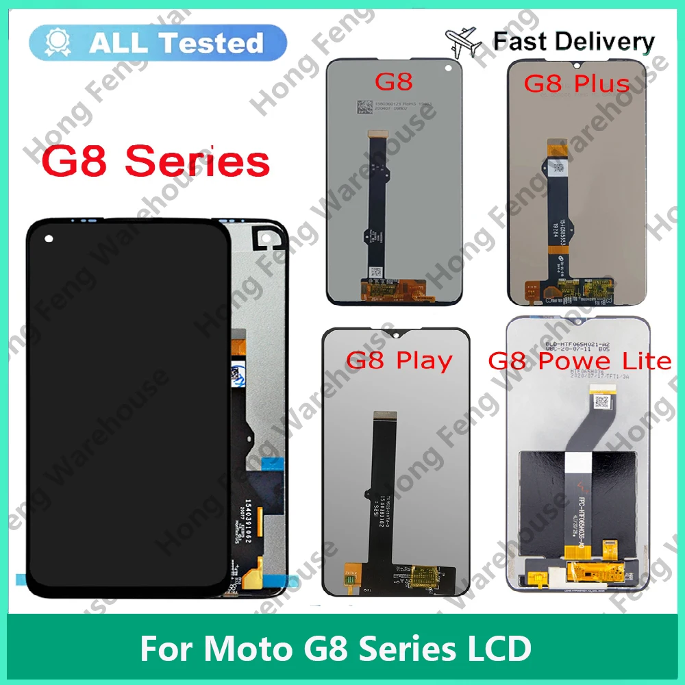 

Display For Motorola Moto G8 G8 Plus G8 Power Lcd Screen Display Touch Glass Digitizer Assembly G8 Play G8 Power Lite LCD