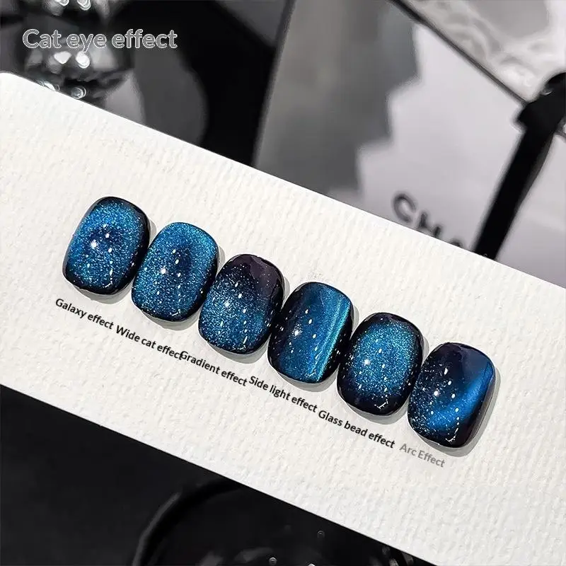 2-in-1 Nail Art Magnetic Pen Steel Bead Set Rod 3D Painting Cat Eye Powerful Magnet Wand Gel Polish Magic DIY Tools