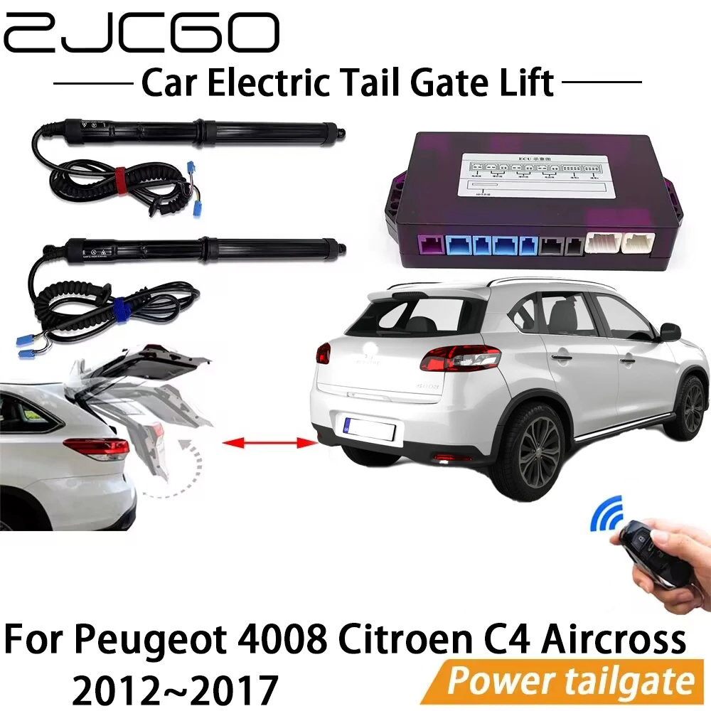 

Electric Tail Gate Lift System Power Liftgate Kit Auto Automatic Tailgate Opener For Peugeot 4008 Citroen C4 Aircross 2012~2017