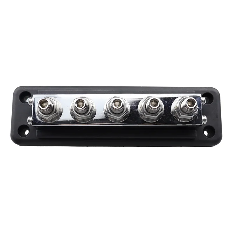 M10 Power Distribution Block Bus Bar 24V Buss Bar 600A Electrical Terminal Block For Truck Boat Car Camper RV