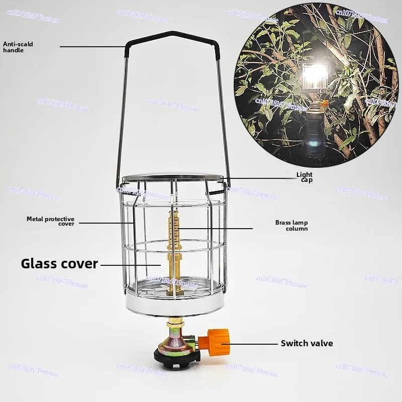 Outdoor small, medium and large gas lamps, camping cassette gas lamps, outdoor lighting equipment