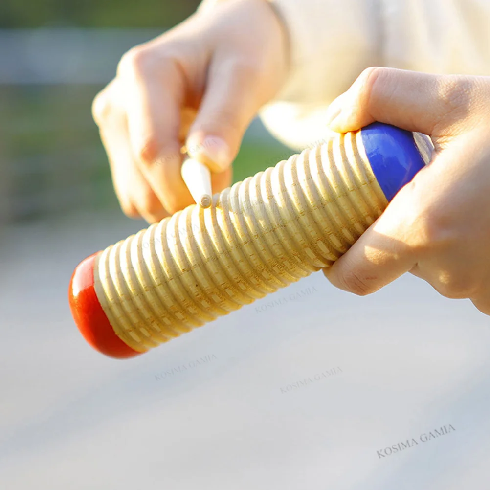 Kids Guiro Instrument Early Percussion Instruction Guiro Instrument Training Musical Tone with Musical Training Tool