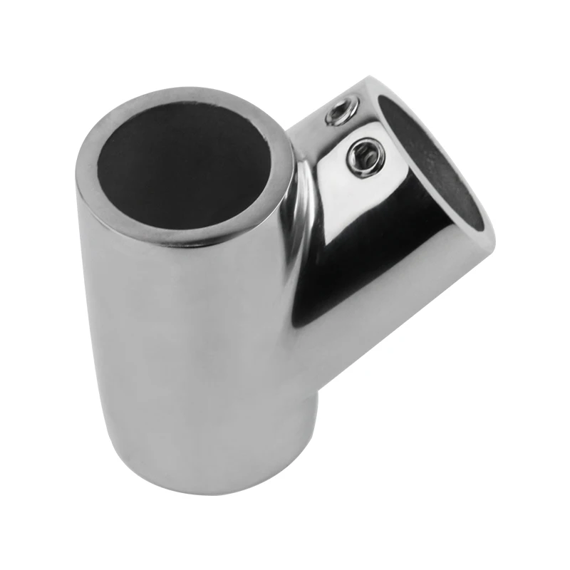 Alastin Boat 22/25/32mm 60 Degree Hand Rail Fitting 316 Stainless Steel Marine Tube Tee 3 Way Suit For boats/yachts/Car/Trailer