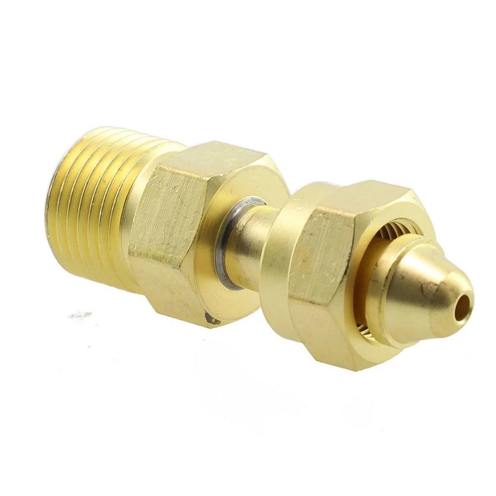 Acetylene Cylinder to Regulator Adapters for CGA 200 CGA 300 CGA 510 and CGA 520 Connections Brass Construction