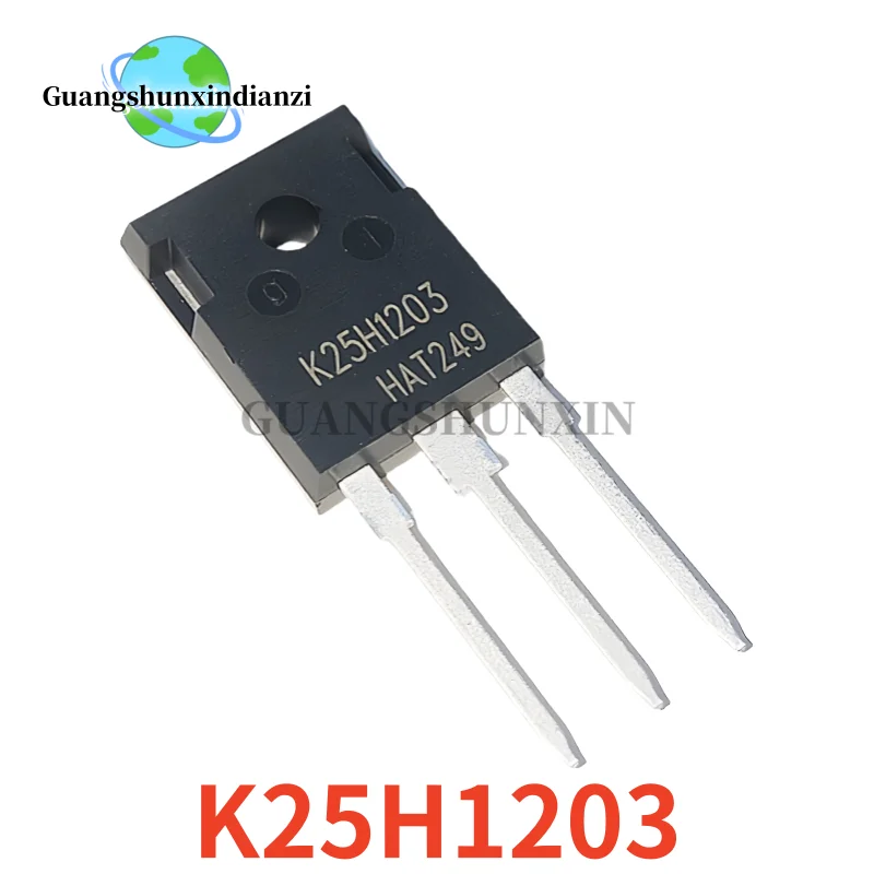 5-10-20PCS 100% New IKW25N120H3 K25H1203 TO-247 1200V 25A  IGBT High-power transistor In Stock