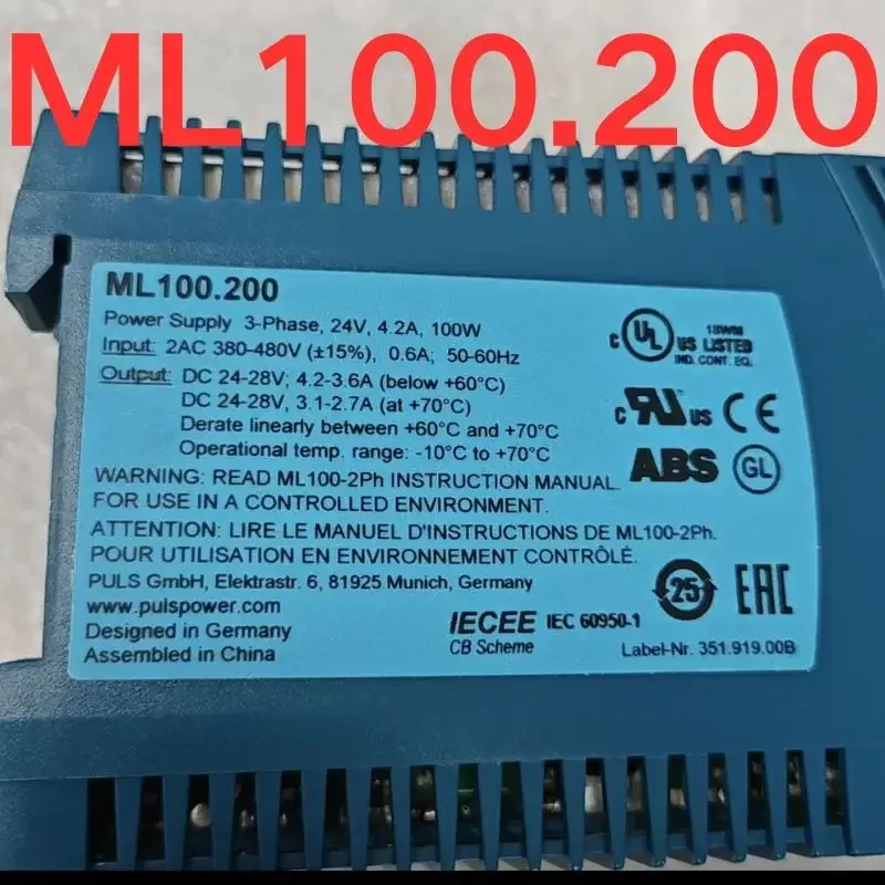 

brand new Power supply ML100.200