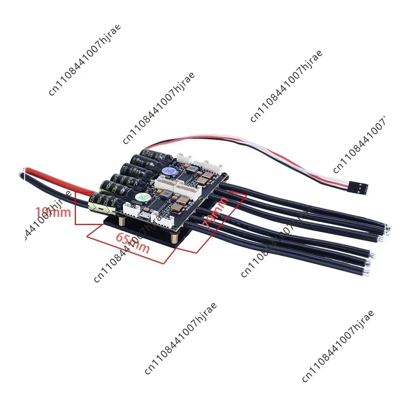 Dual VESC ESC 100A VESC 4.12 Compatible Skateboard Robot Speed Controller New Unit Part Accessory